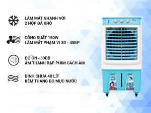 quạt điều hòa không khí fujipova 40l