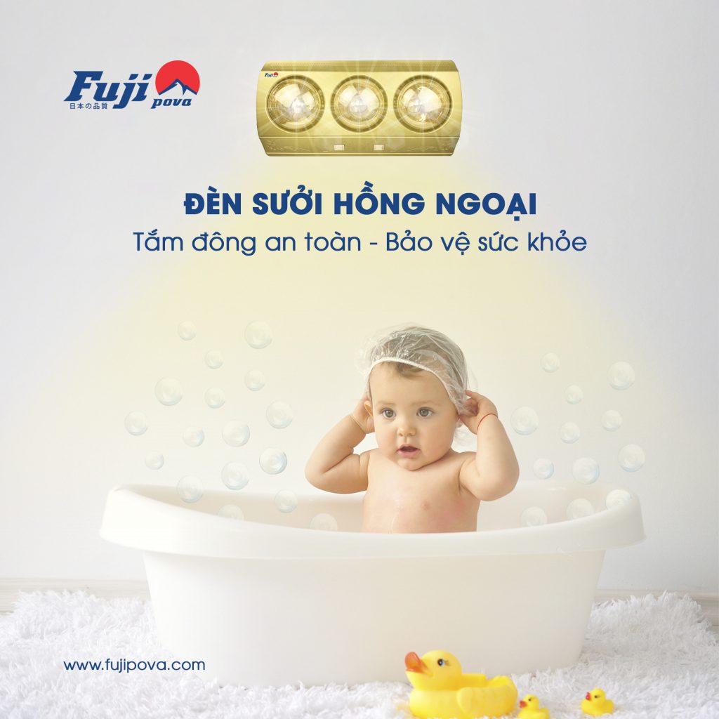 Đèn sưởi nhà tắm hồng ngoại