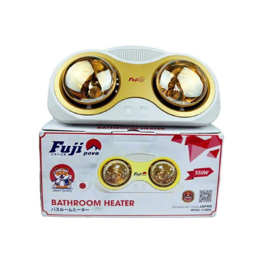 Đèn sưởi nhà tắm Fuji Pova 2 bóng – Mẫu mới 2022